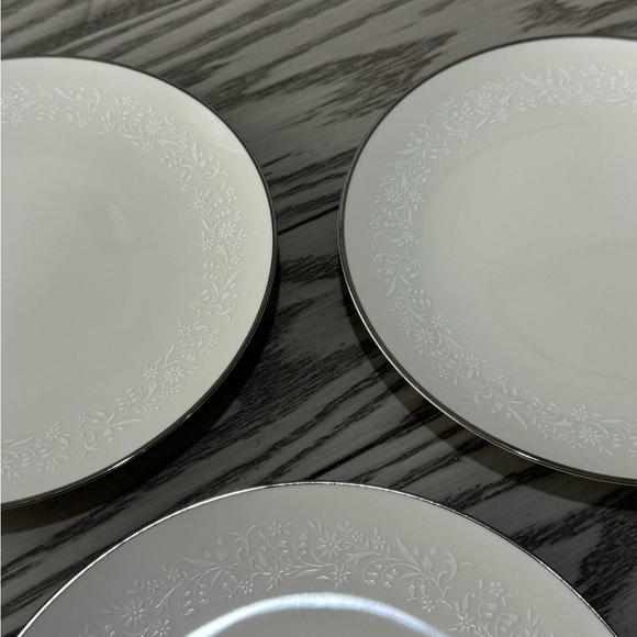 Vintage Noritake China Lorelei 8 1/4in Salad Plates x3 - Picture 5 of 6